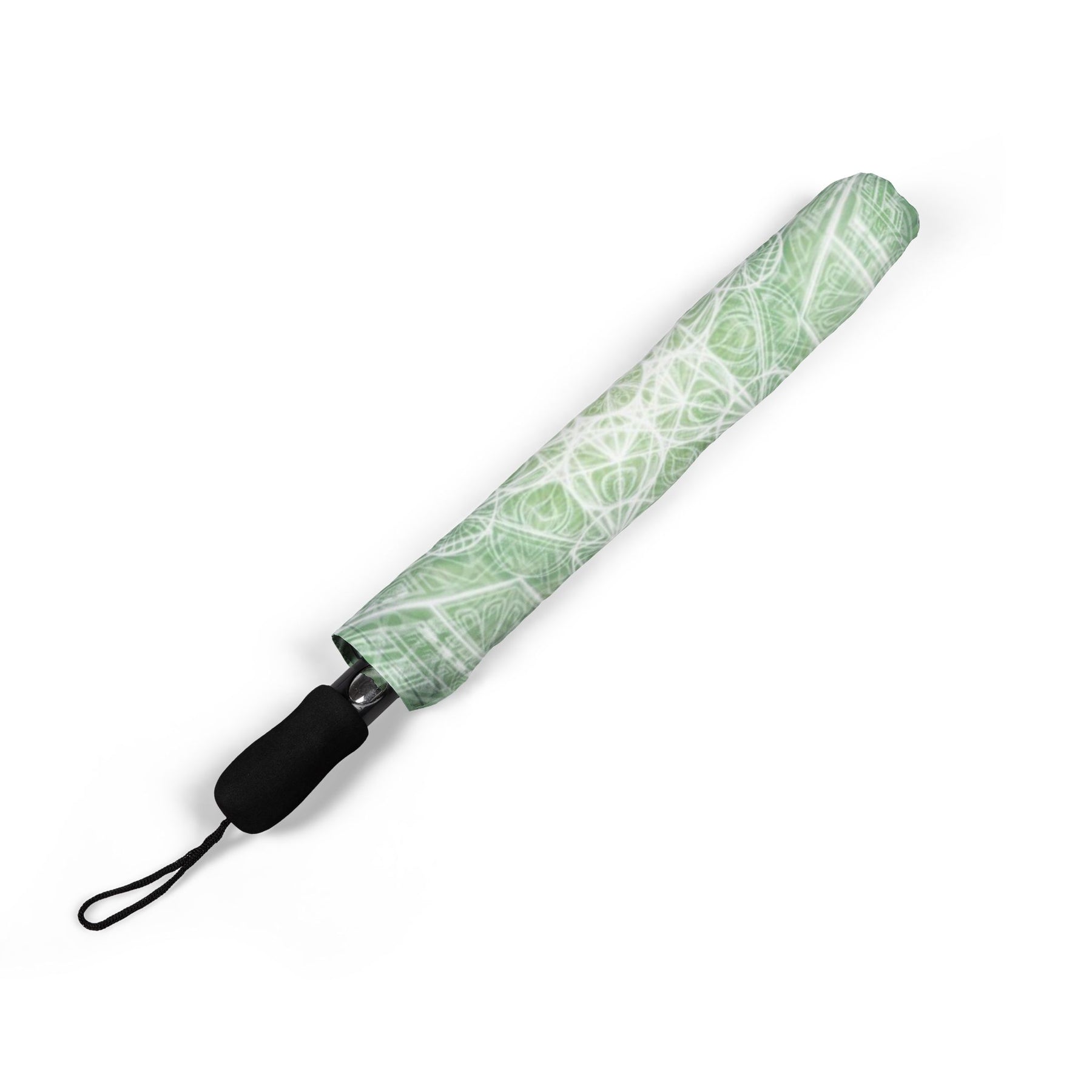 Mint Mandala Automatic Foldable Umbrella