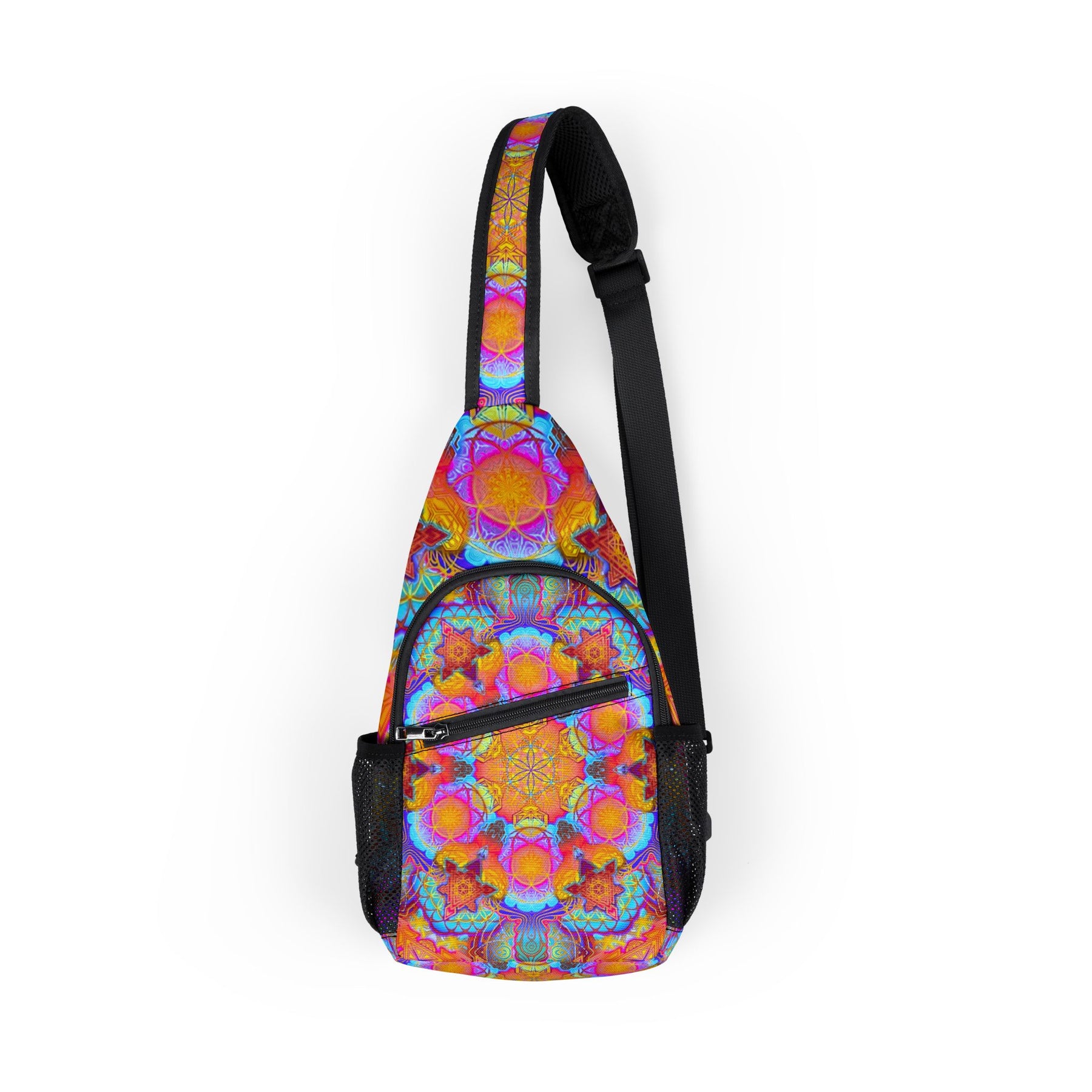 Psychedelic Mandala Chest Bag
