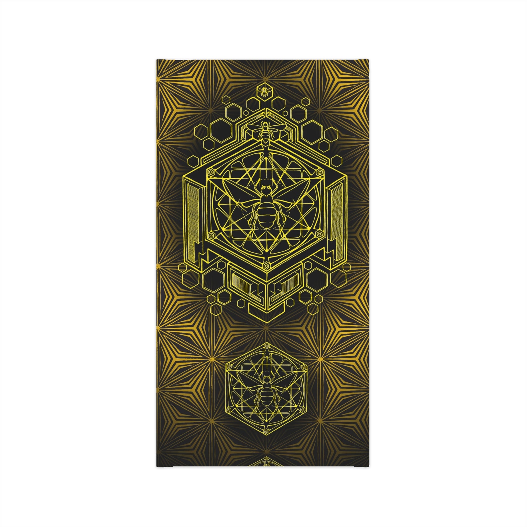 Sacred Geometry Honeybee Neck Gaiter - Lightweight Stylish Face Covering for Outdoor Adventures