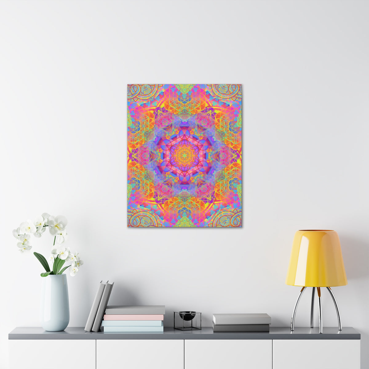 Sunrise Mandala Canvas Print