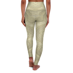 Dust Mandala High Waisted Yoga Leggings