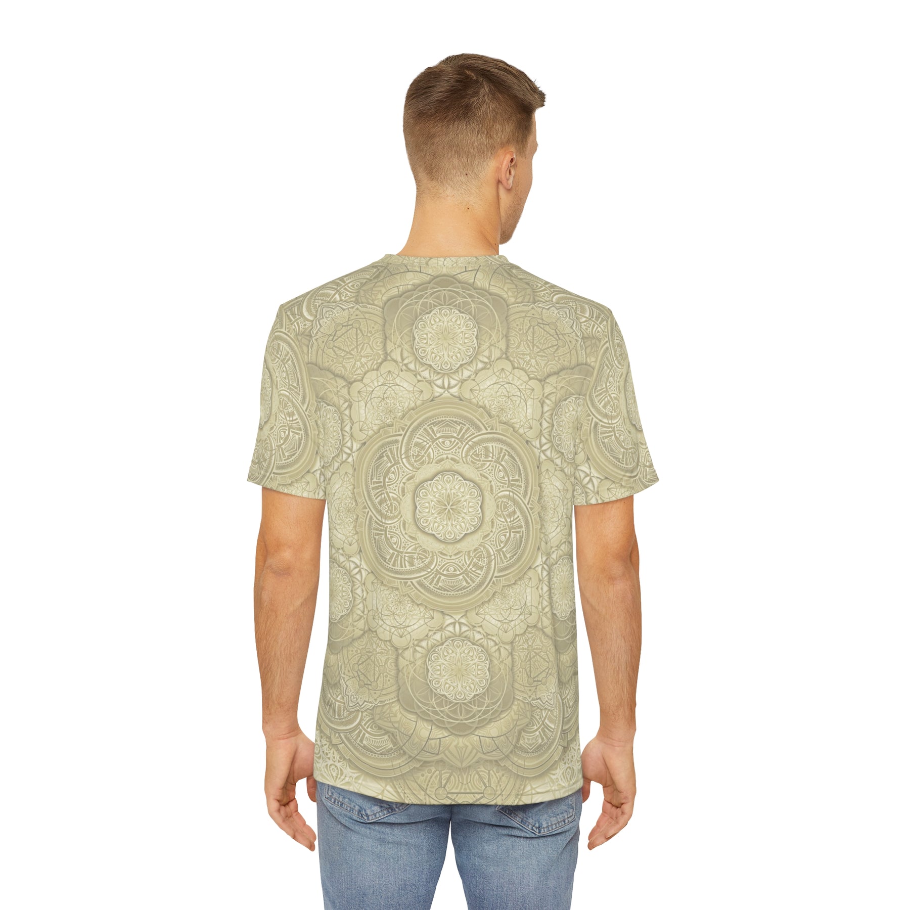 Dusty Mandala - Men's Polyester Tee