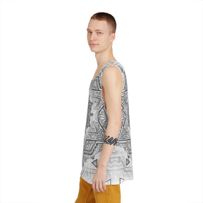 White Star Tetrahedron Men's Tank