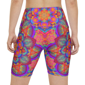 Psychedelic Mandala Workout Shorts