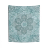 Blue Flower of Life  - Wall Tapestry