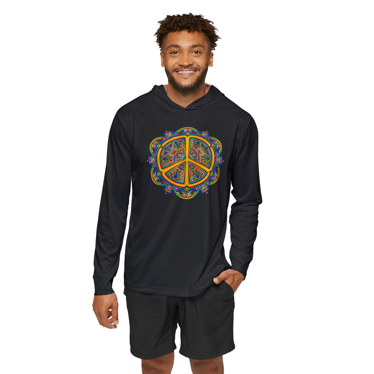 Peace Mandala Sun Hoodie