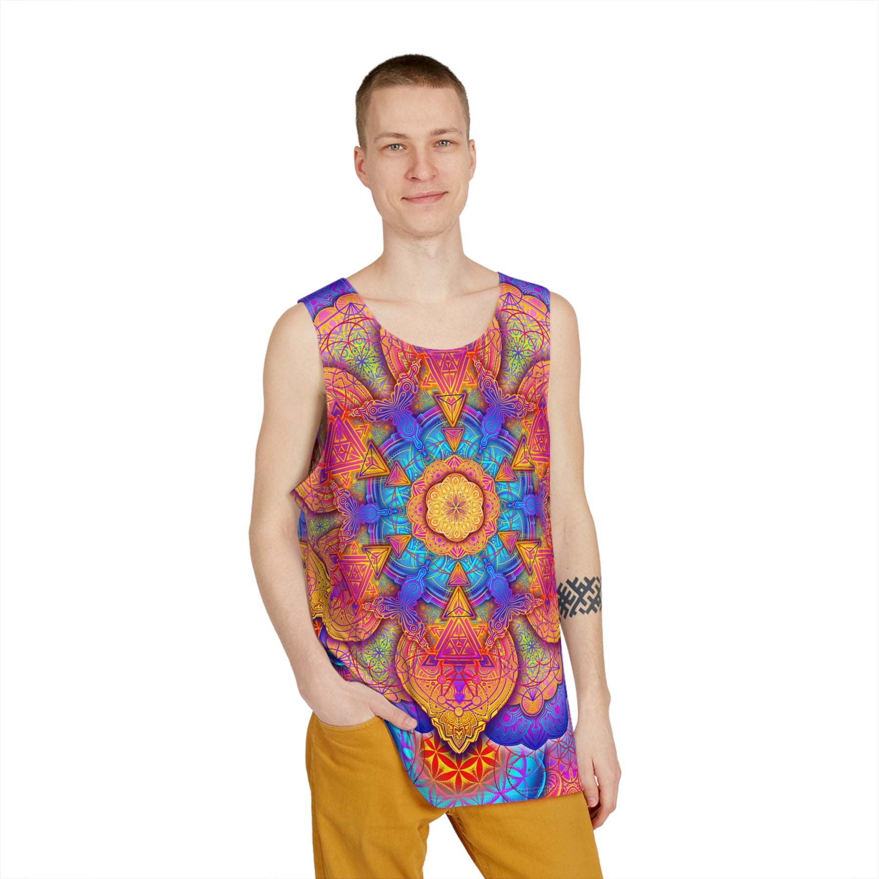 Psychedelic Mandala Men's Tank