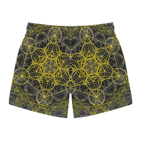 Metatrons Cube Mandala Swim Trunks