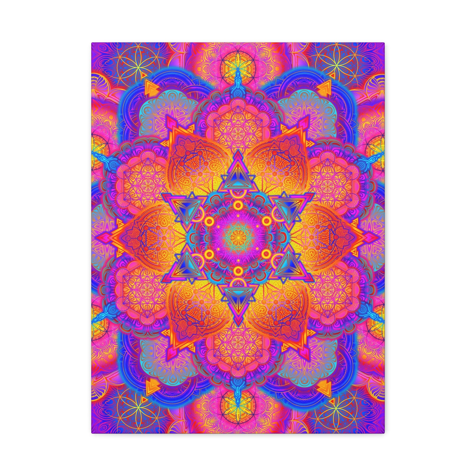 Starburst Mandala Canvas Print