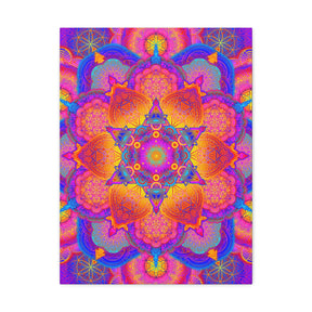 Starburst Mandala Canvas Print