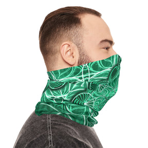 Metatron's Cube Mandala Neck Gaiter - Lightweight Stylish Face Covering for Outdoor Adventures