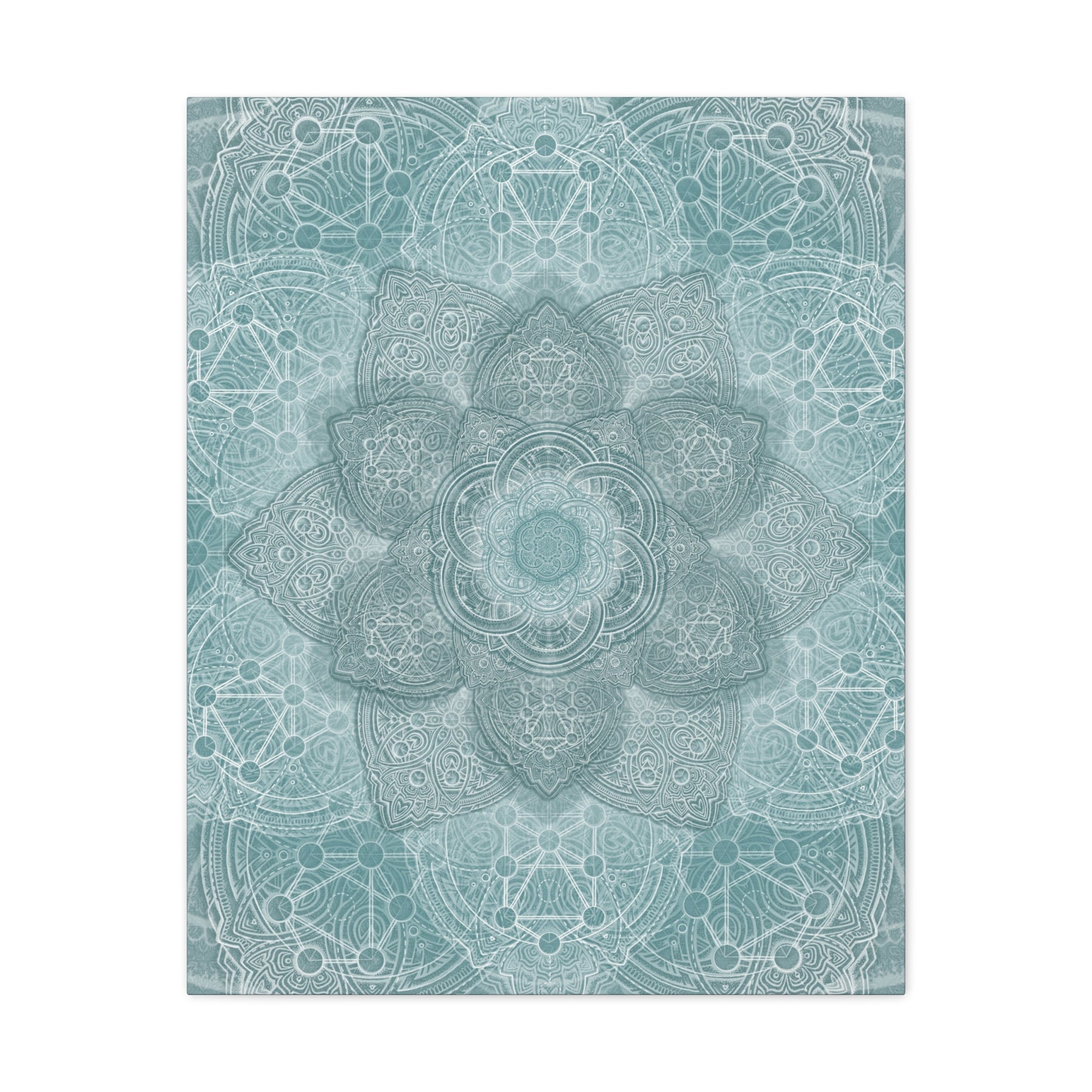 Sacred Geometry Mandal Canvas Print