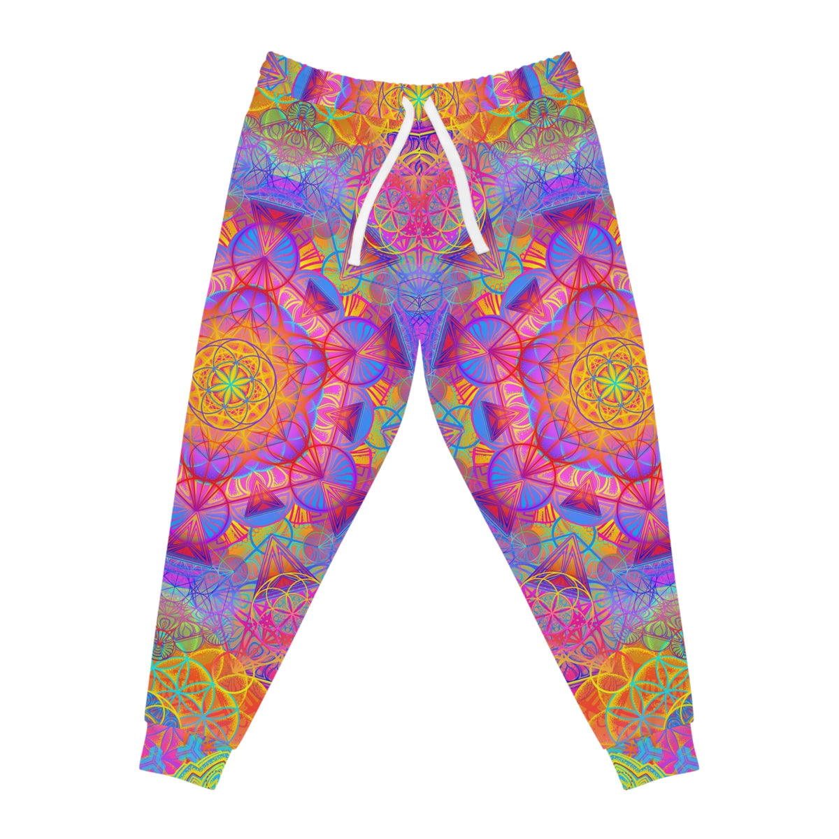 Psychedelic Mandala Athletic Joggers