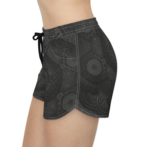 Blackout Mandala - Women's Casual Shorts