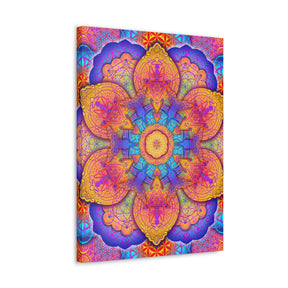 Psychedelic Mandala Canvas Print