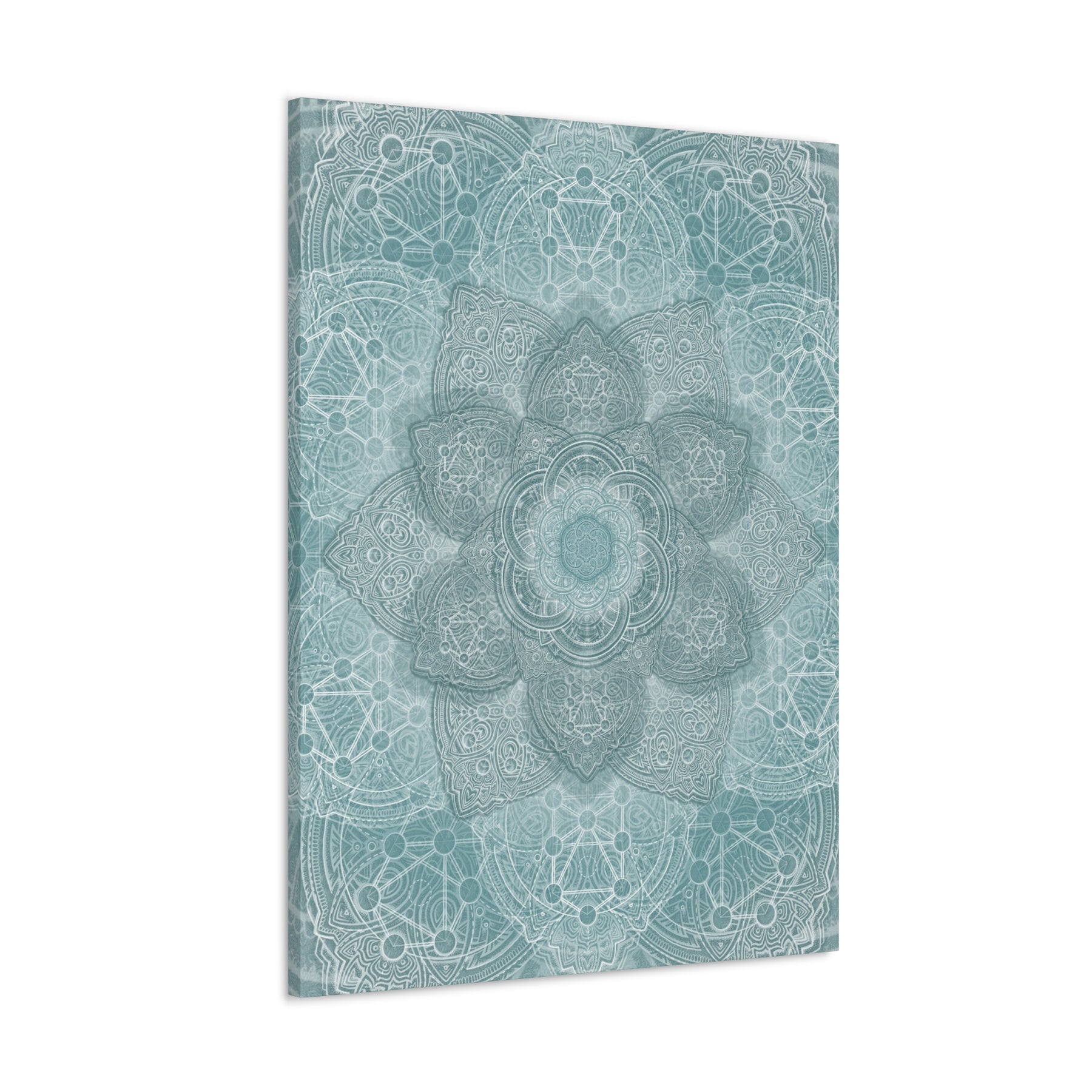 Sacred Geometry Mandal Canvas Print