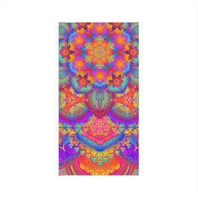 Psychedelic Mandala Neck Gaiter - Lightweight Stylish Face Covering for Outdoor Adventures