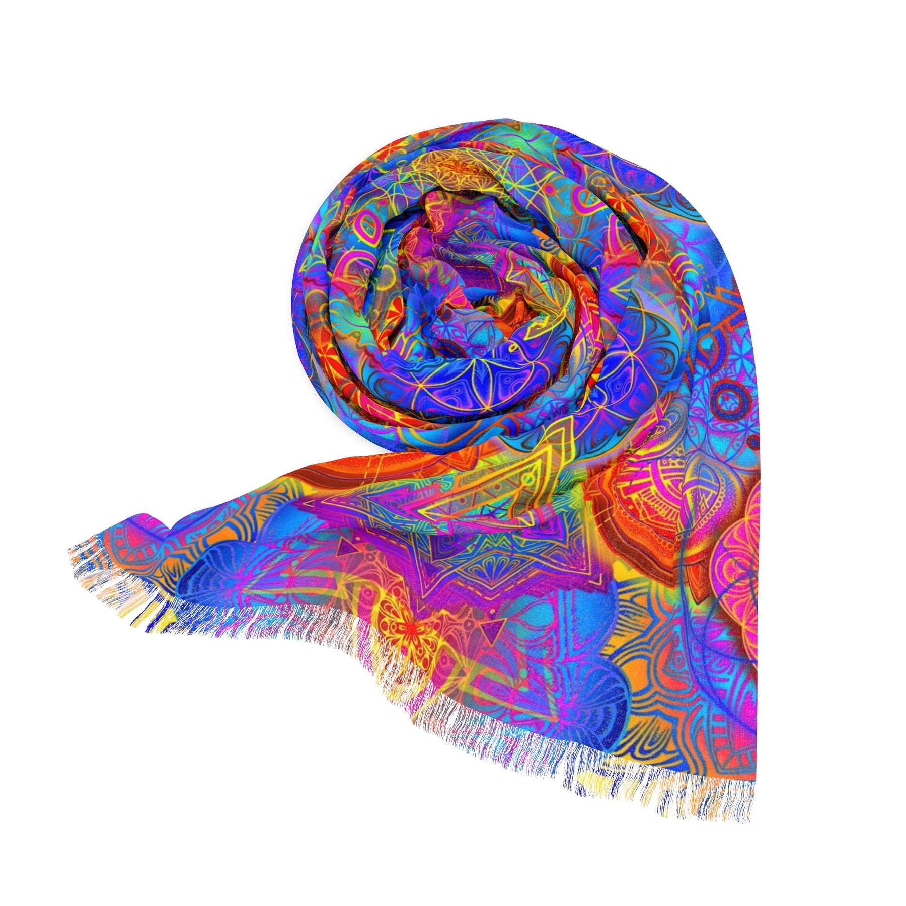 Psychedelic Sacred Geometry Scarf