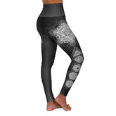 Metatrons Cube - High Waisted Yoga Leggings