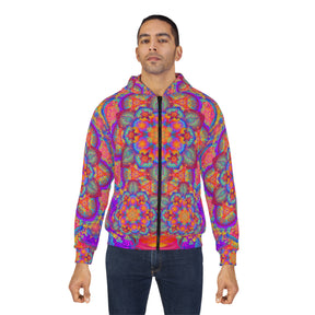 Psychedelic Mandala Unisex Zip Hoodie