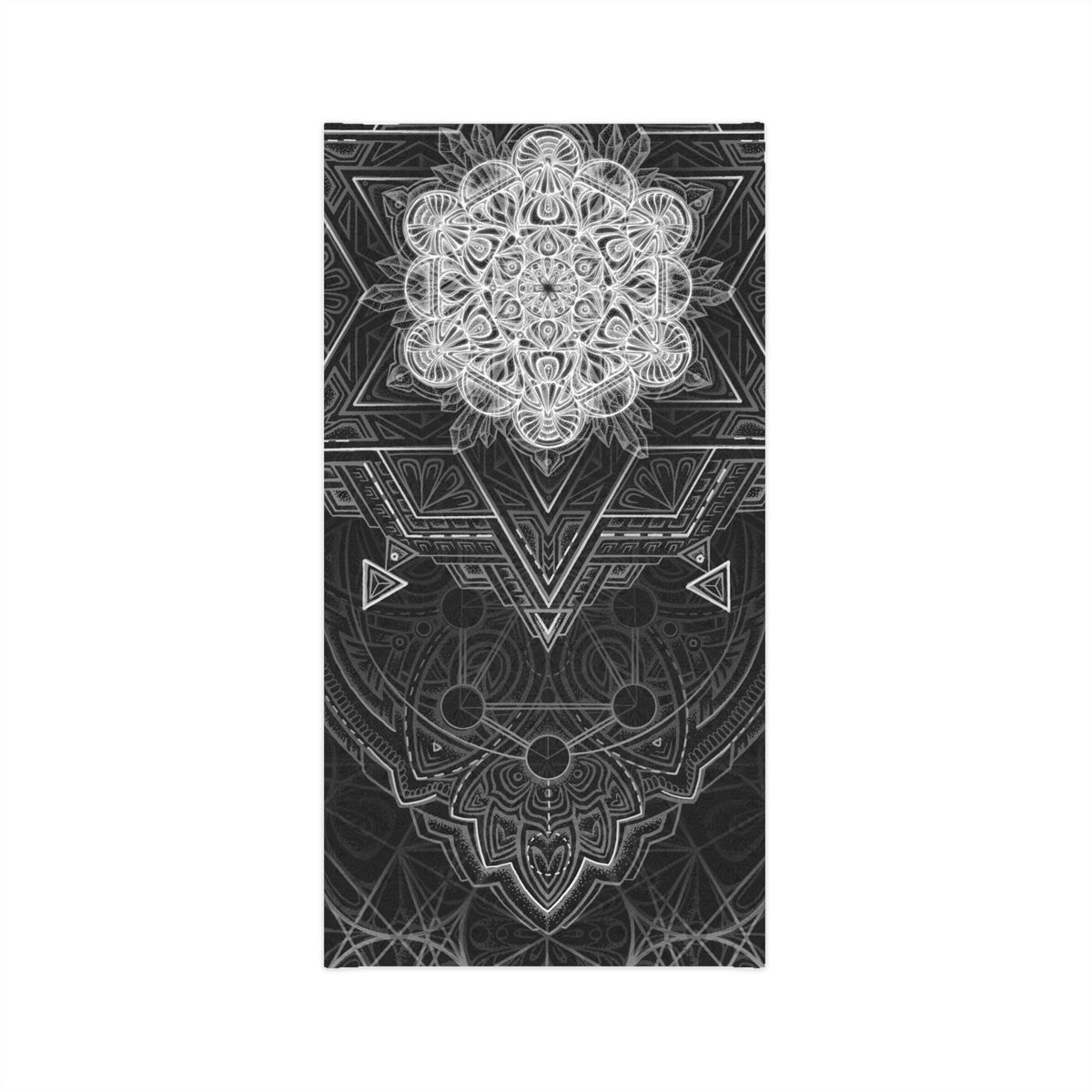 Sacred Geometry Mandala Neck Gaiter - Lightweight Stylish Face Covering for Outdoor Adventures