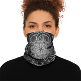 Flower of Life Mandala Neck Gaiter - Lightweight Stylish Face Covering for Outdoor Adventures