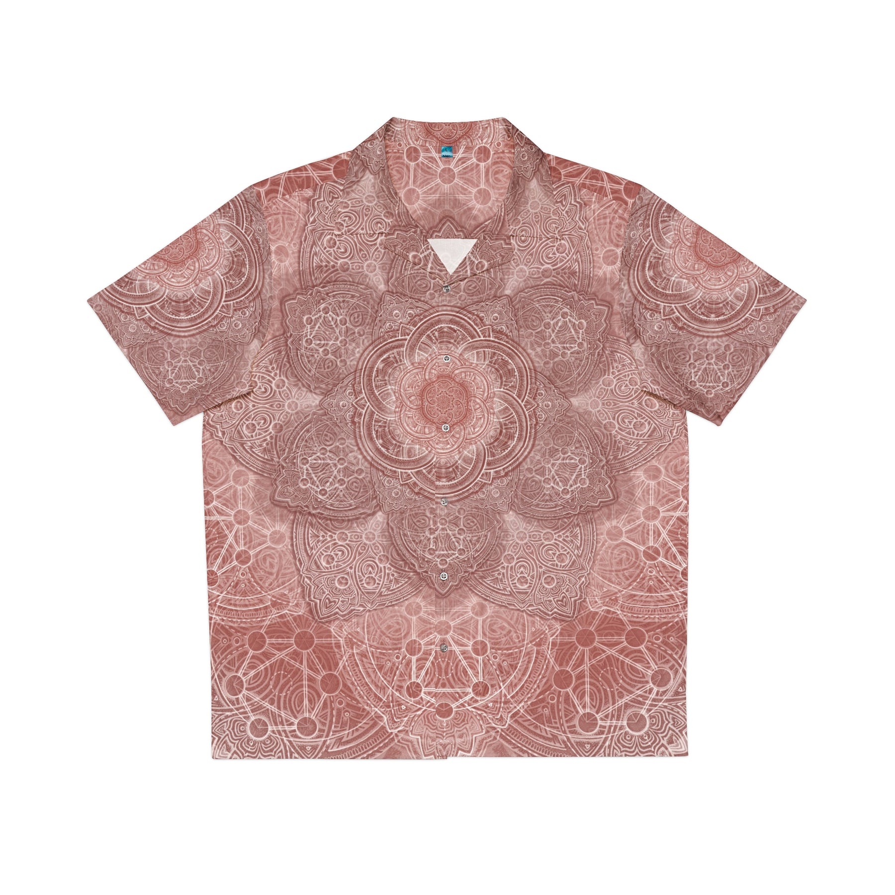 Red Flower of Life of Life Hawaiian T-Shirt