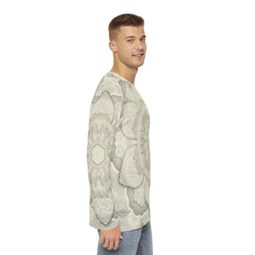 Bone Mandala Men's Long Sleeve Shirt