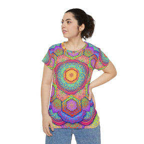 Bicycle Day Mandala - Women's Short Sleeve Shirt