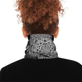 Sri Yantra Mandala Neck Gaiter - Lightweight Stylish Face Covering for Outdoor Adventures