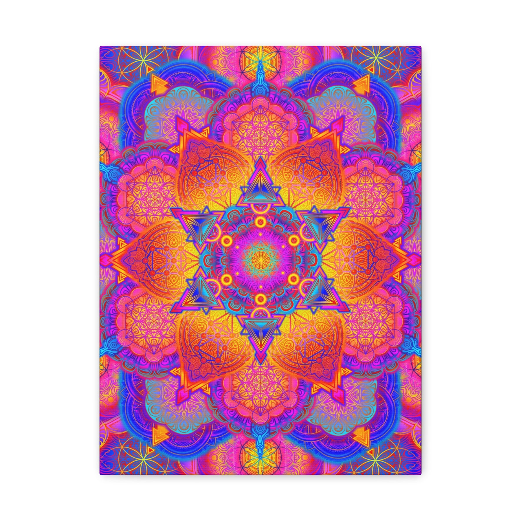 Starburst Mandala Canvas Print