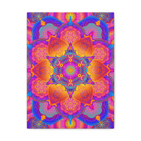 Starburst Mandala Canvas Print