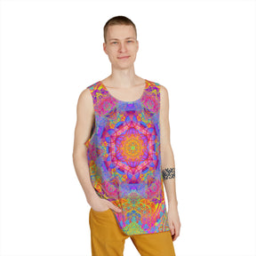 Psychedelic Flower of Life Men's Tank