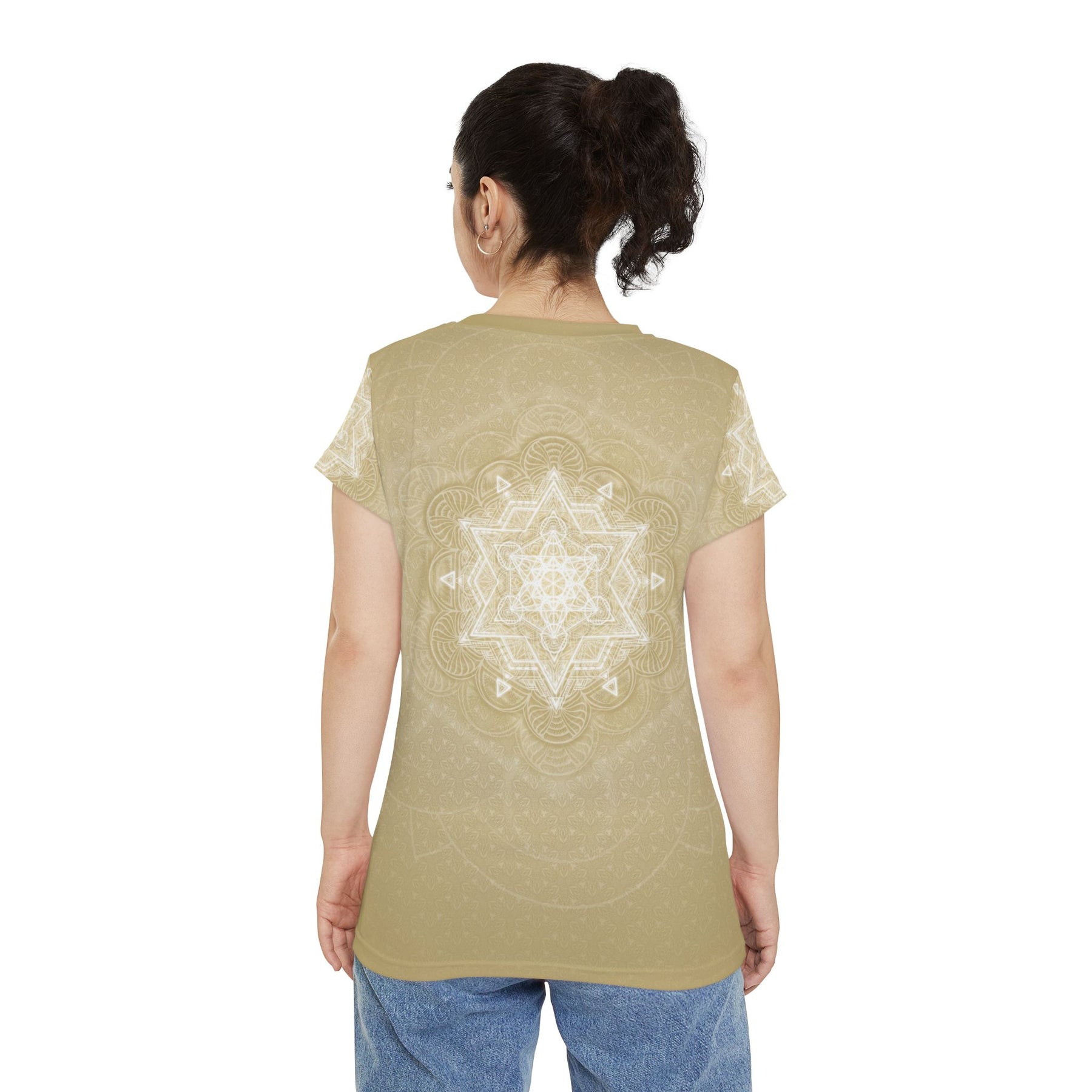 Muted Sacred Geometry Mandala - Women's Short Sleeve Shirt