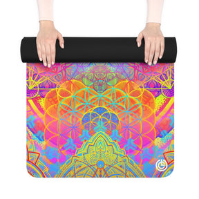 Copy of Bicycle Day Yoga Mat - Sacred Geometry Yoga Mat