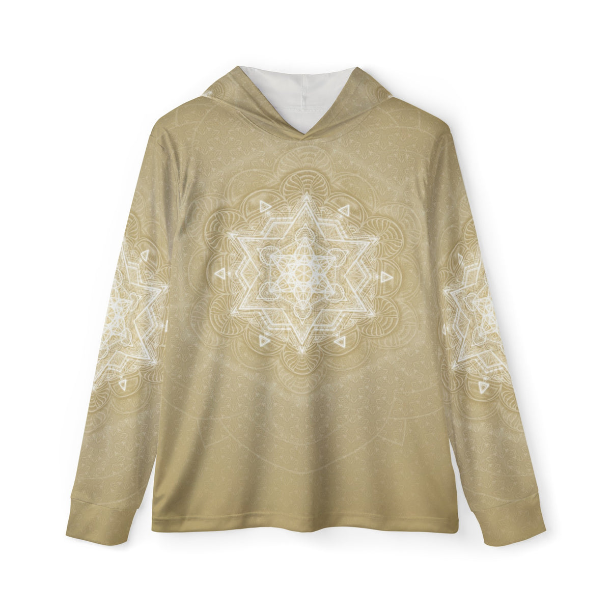 Muted Sacred Geometry Mandala Men's Sun Hoodie