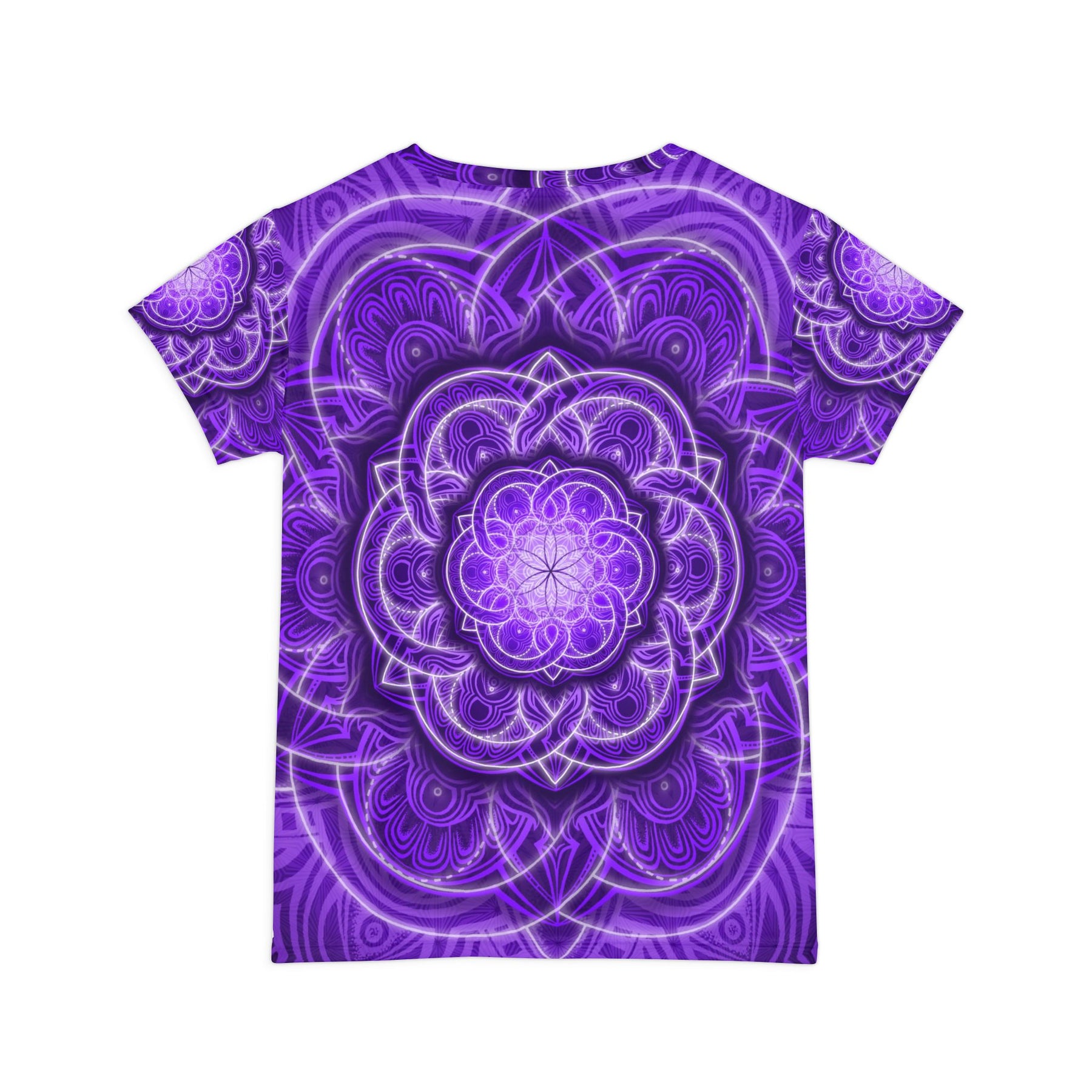 Purple Flower of Life - Women's Short Sleeve Shirt