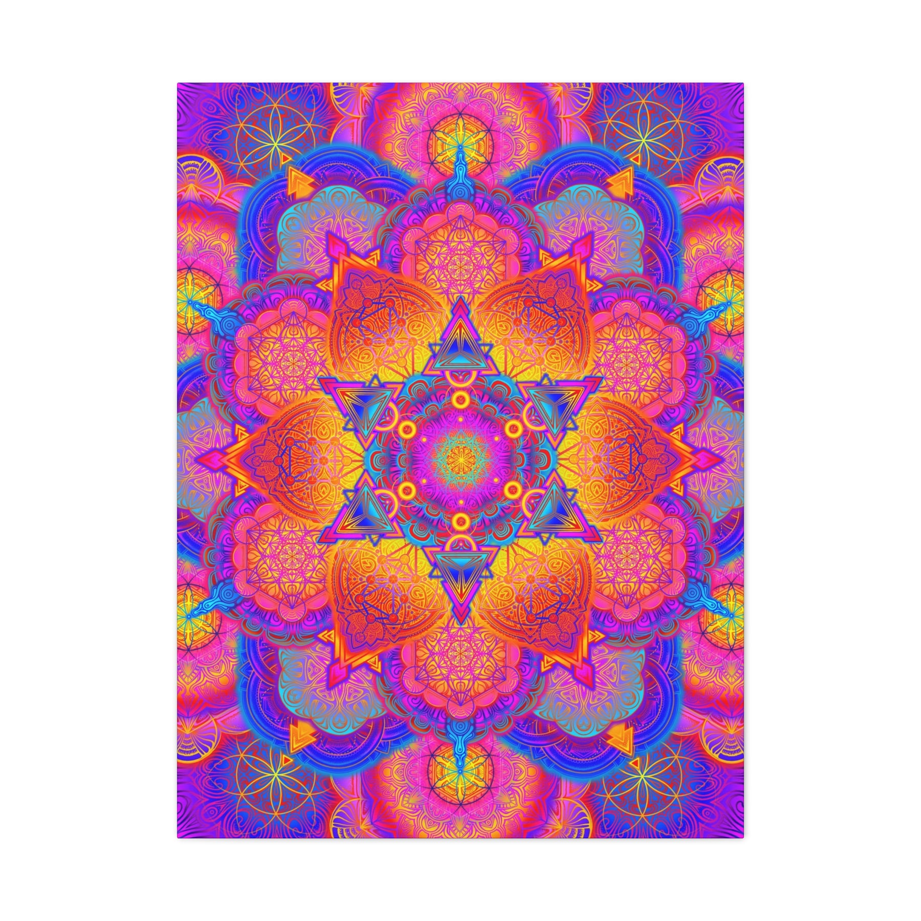 Starburst Mandala Canvas Print