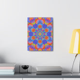 Psychedelic Metatron's Cube Canvas Print