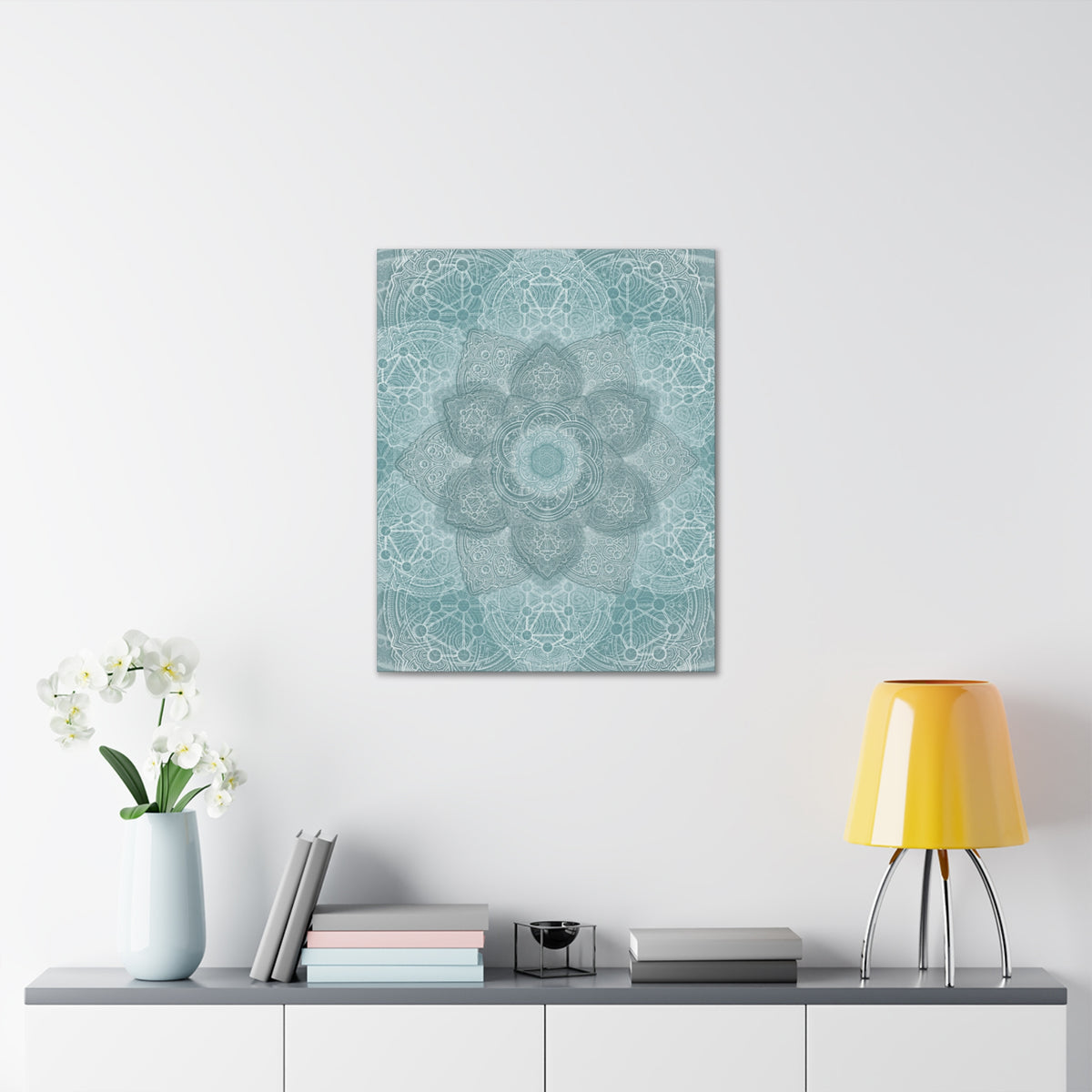 Sacred Geometry Mandal Canvas Print