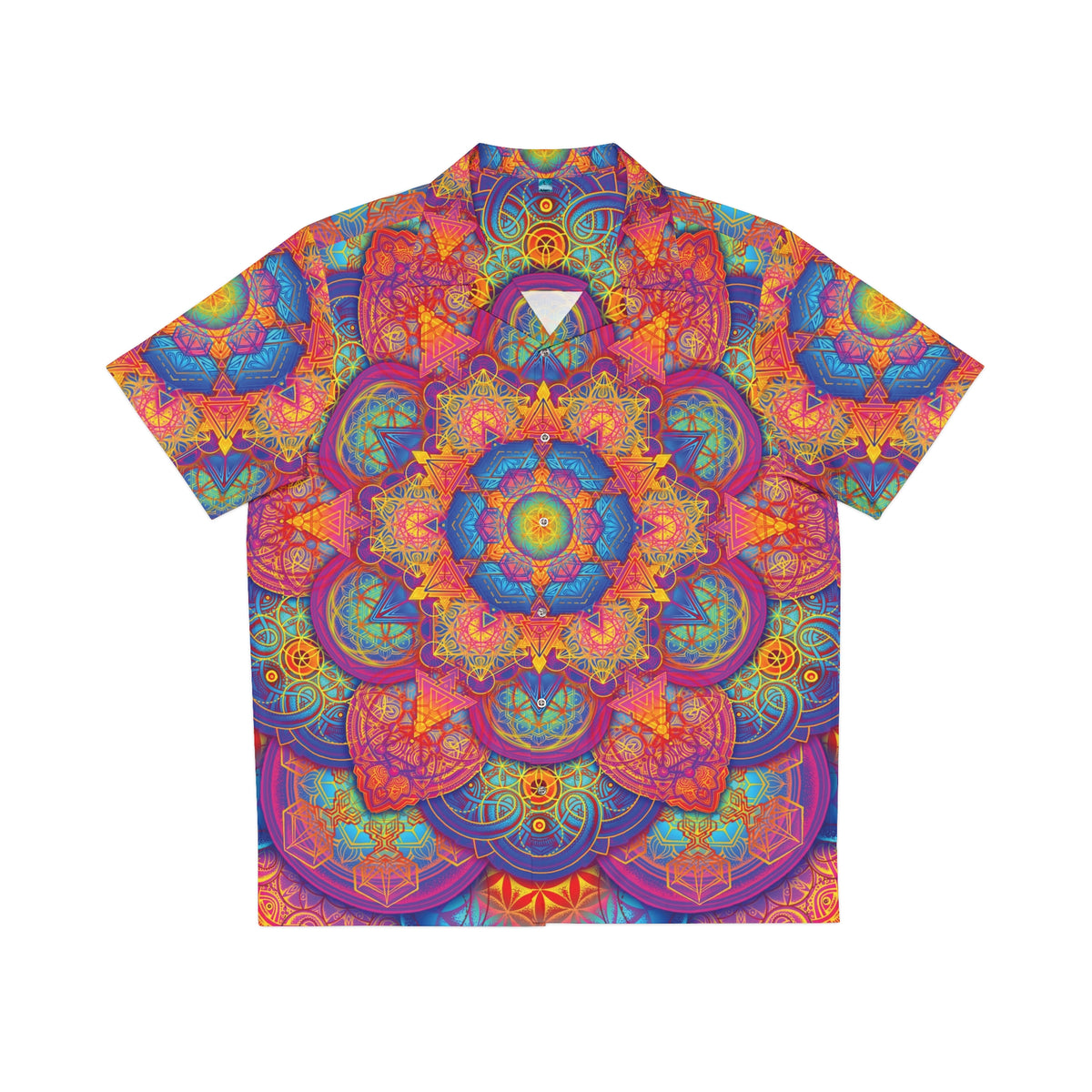 Psychedelic Mandala Hawaiian T-Shirt