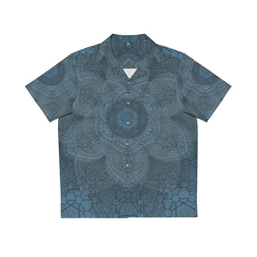 Blue Flower of Life Hawaiian T-Shirt