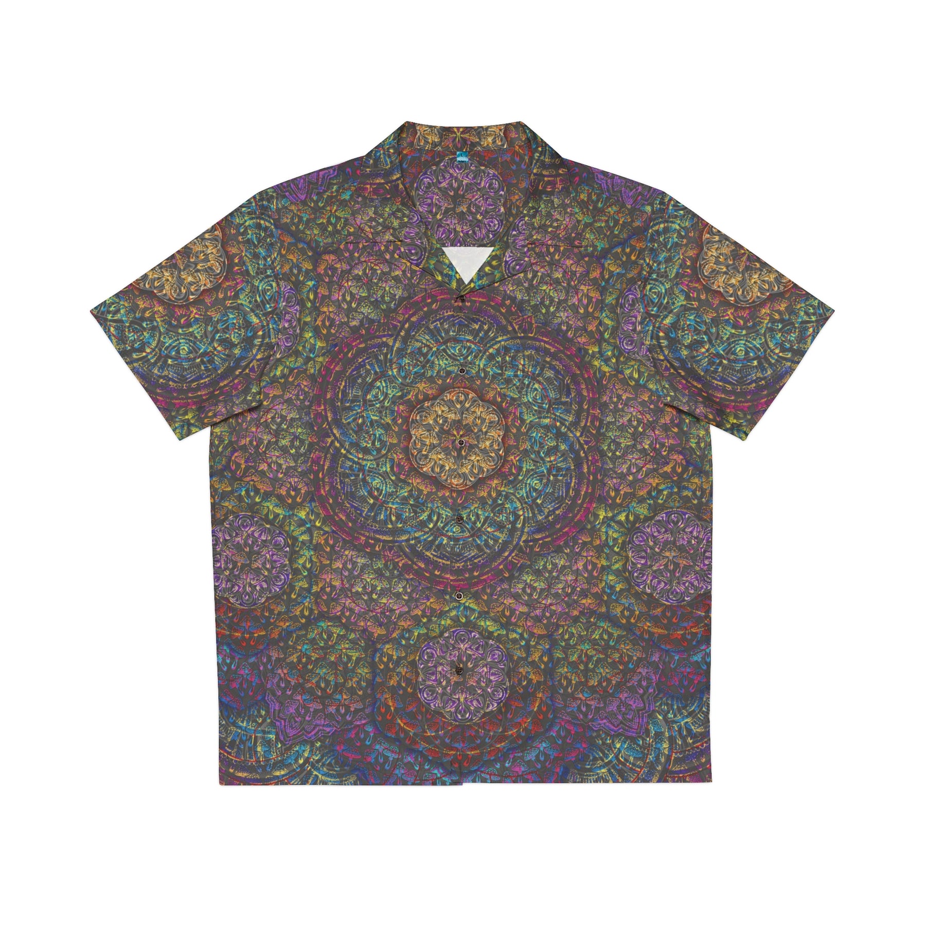 Mushroom Mandala Hawaiian T-Shirt