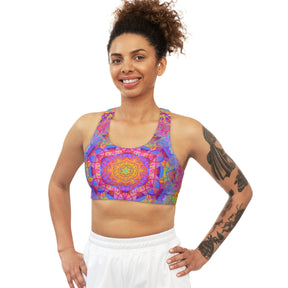 Sunrise Mandala Seamless Sports Bra