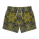 Metatrons Cube Mandala Swim Trunks