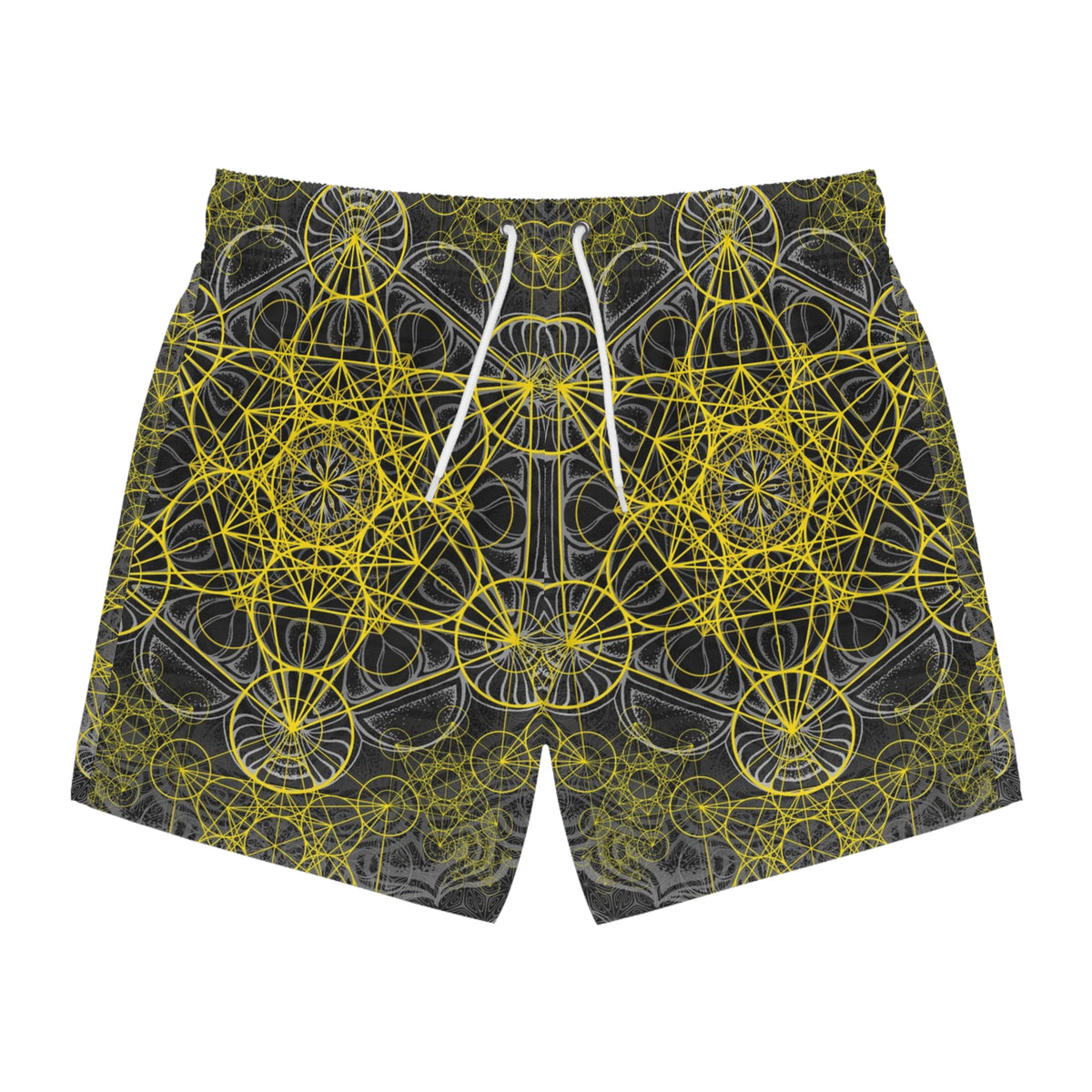 Metatrons Cube Mandala Swim Trunks