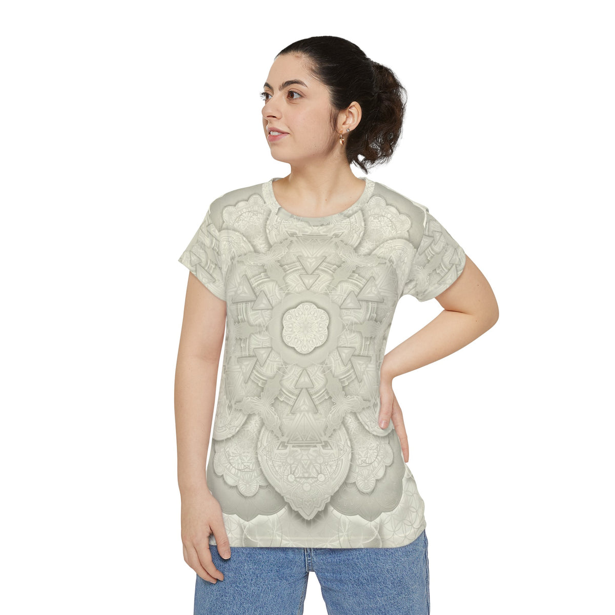 Bone Mandala - Women's Short Sleeve Shirt