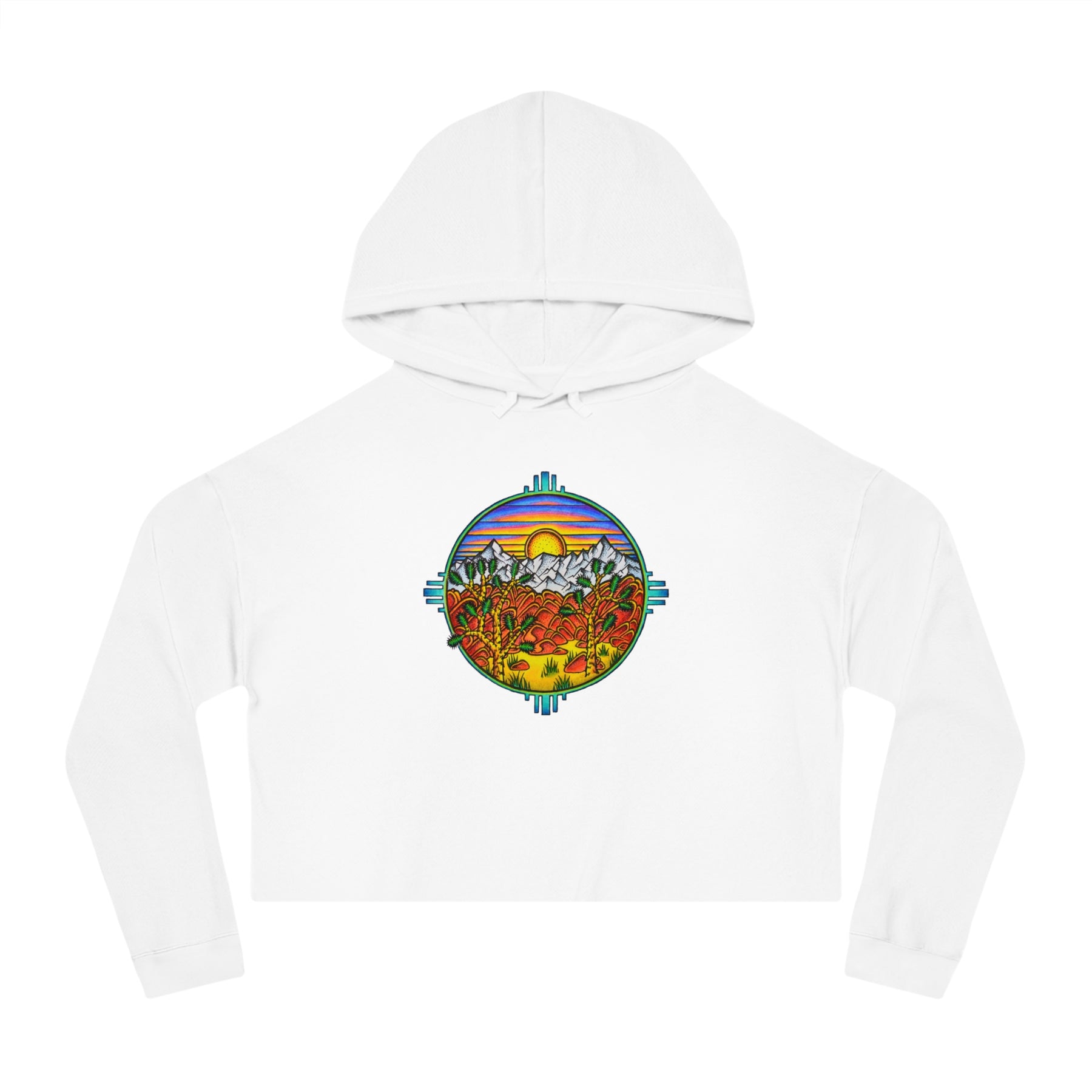 Joshua Tree - Women’s Cropped Hooded Sweatshirt