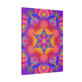 Starburst Mandala Canvas Print