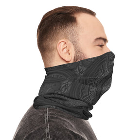 Blackout Mandala Neck Gaiter - Lightweight Stylish Face Covering for Outdoor Adventures